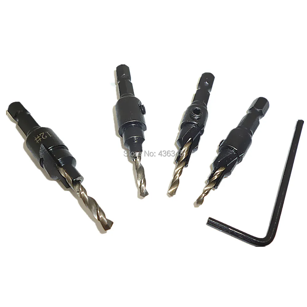 Hex Countersink Boring Set for Wood Metal Quick Change Drill Bit