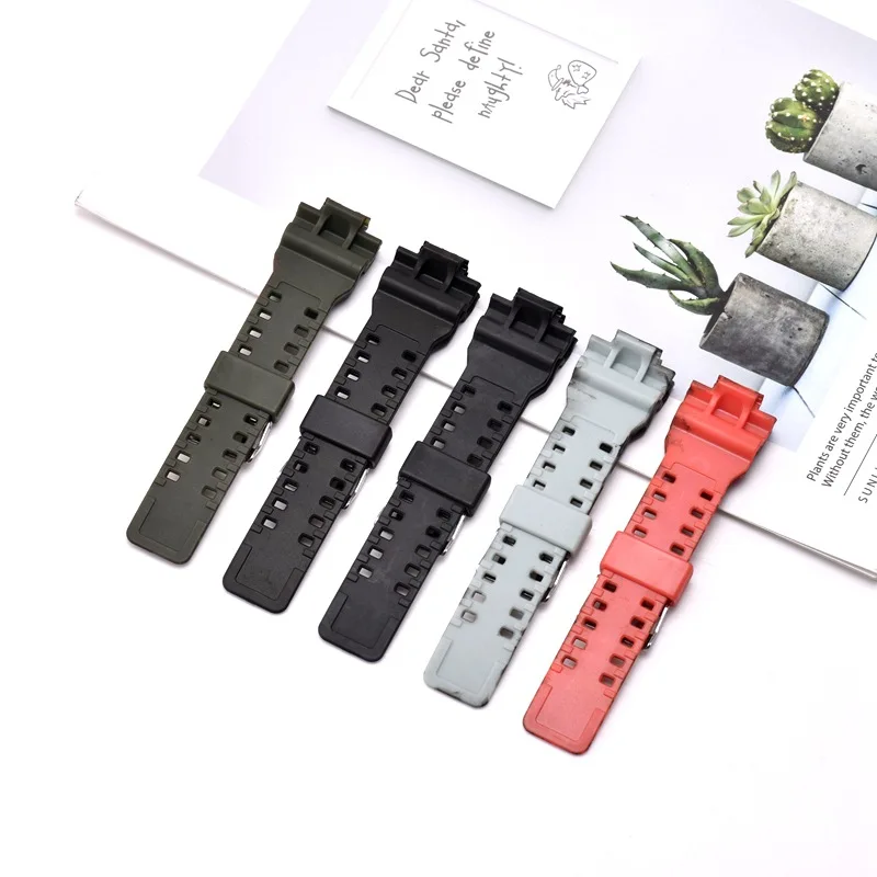 Silicone Sport Watch Wrist Band Strap for G-Shock GA-110-100-100-120-GD120 Wristwatch Belt  Replacement Strap Smart Watch Rubber