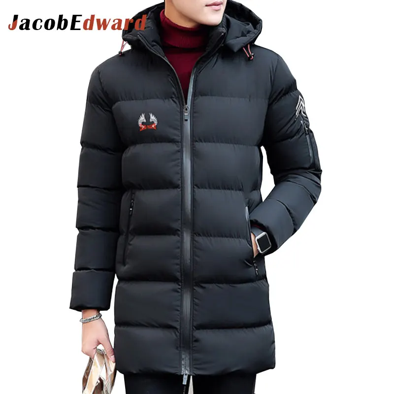 Aliexpress.com : Buy Winter Mens Long Parka Coat Black