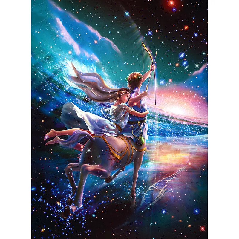 3d diamond painting full square 5D DIY Diamond embroidery,Sagittarius,Cross Stitch Rhinestone Mosaic Wall Sticker decoration LK1