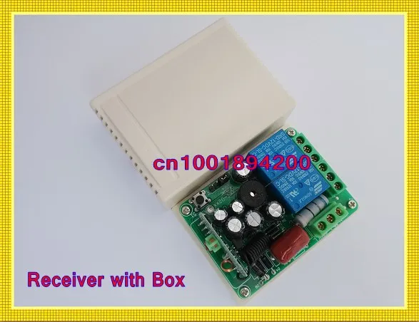 Light Lamp Bulb RC Remote Control Switch AC 220V 2CH Relay Receiver 3Transmitter ASK Smart Home Wireless Lighting Switch 315/433