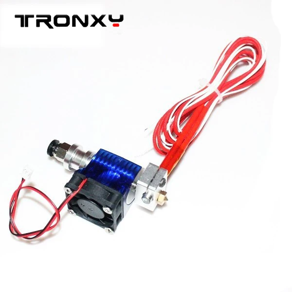 DIY kit 3D printer accessories E3D V6 J-head extruder with cooling fan support 1.75mm filament Nozzle optional 0.2/0.3/0.4
