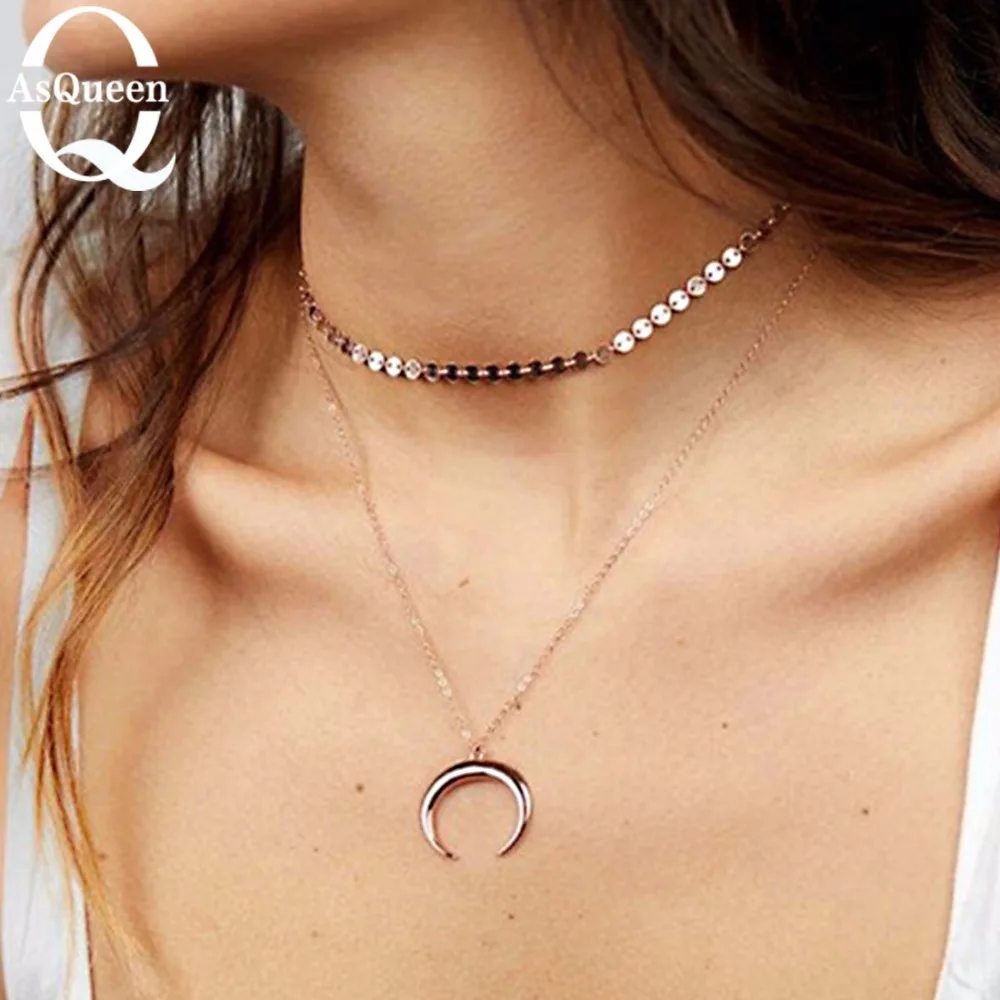 collier ras de cou corne collier ras de cou corne