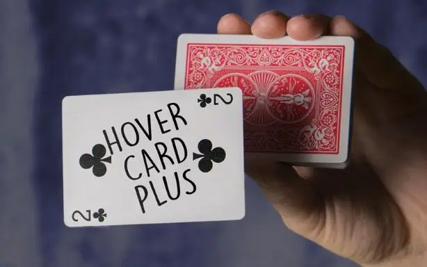 Hover Card Plus от Дэна Харлана и Николая Лоуренса-Trick(трюк и онлайн инструкции) Card Magic Props Illusions Fun