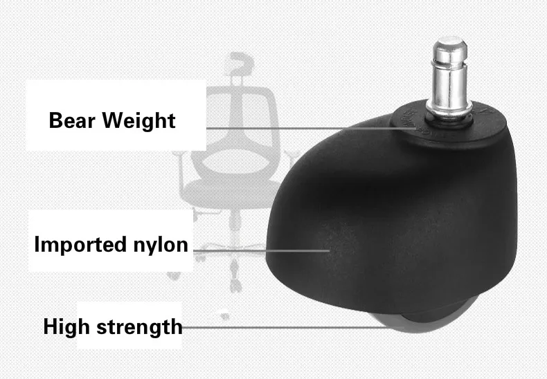 Стул колеса офисное компьютер регулируемый по высоте исполнительный босс колесико для вращающегося кресла аксессуары для офисной мебели