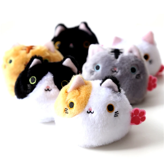 6 шт./партия SAN X игрушки Аниме Kutusita Nyanko Кот плюшевые и куклы из мультфильма Kawaii