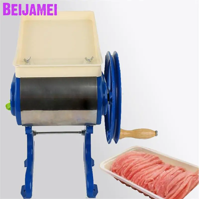 BEIJAMEI ручная измельченная машина для резки мяса/Бытовая Машина измельчения мяса и