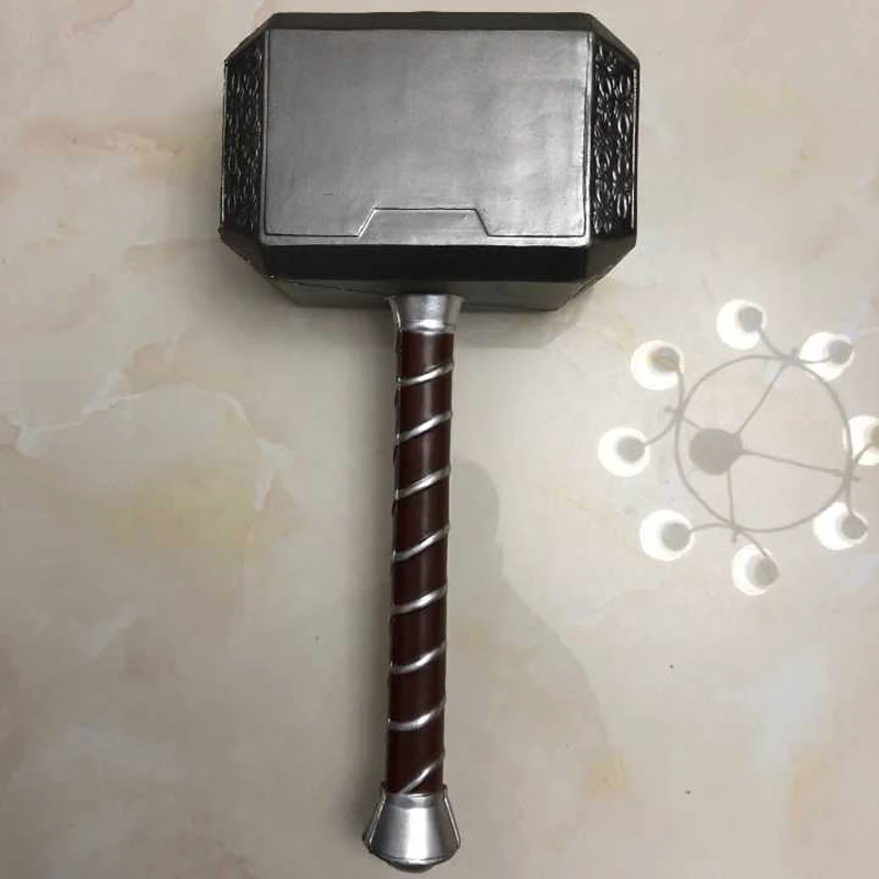 1: 1 конечная игра Тип Тор маржель супергерой Мардж Mjolnir Капитан Америка Косплей оружие материал PU украшения