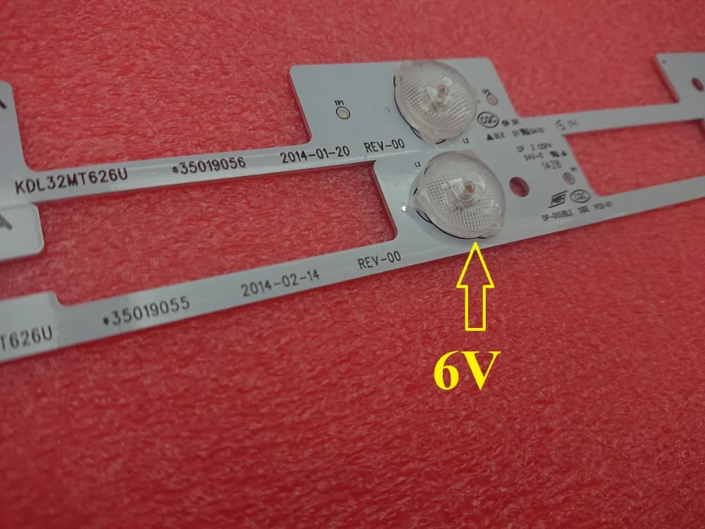 Новинка 100 шт.(50*3 светодиодный* 6 в+ 50*4 светодиодный* 6 в) светодиодный подсветка для KDL32MT626U 35019055 35019056