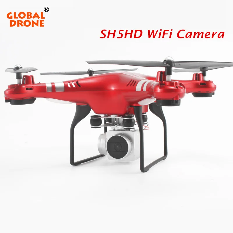 SH5 Радиоуправляемый Дрон Wi Fi Квадрокоптер с камерой FPV Headless режим Drone 2MP Камера VS X5SW