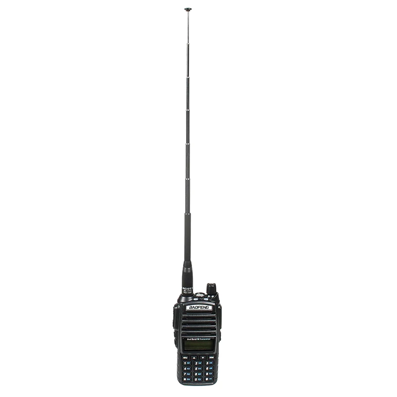 Антенна NAGOYA NA-771R телескопическая SMA-VHF/UHF двухдиапазонная антенна для Baofeng UV-5R UV-82 UV-9R плюс GT-3 иди и болтай Walkie Talkie Ham радио