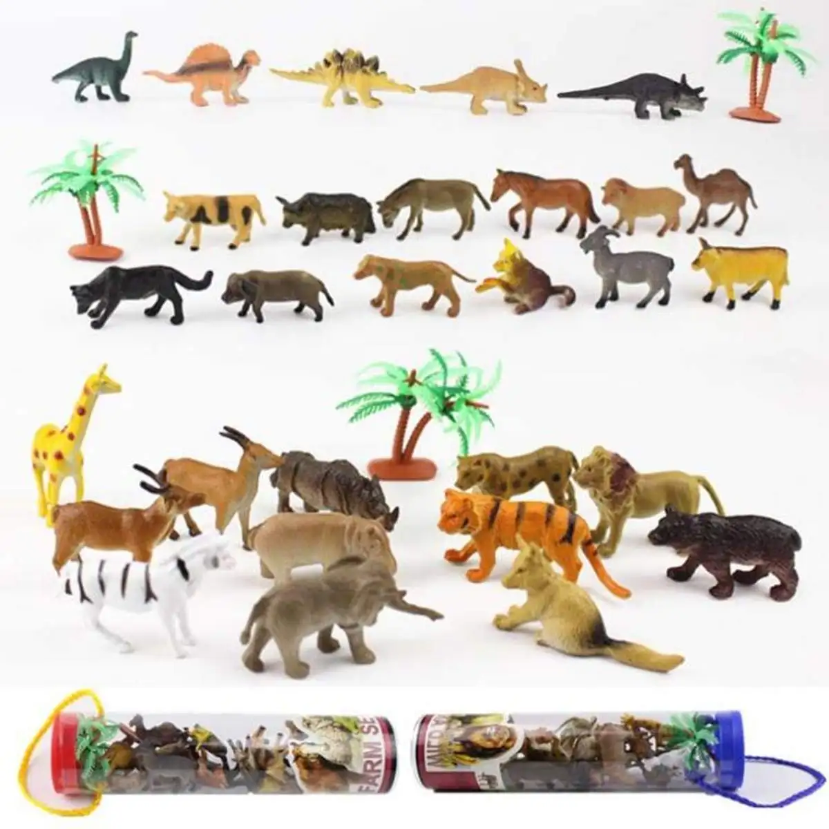 

12pcs Dinosaur Toy Plastic Simulation Animal Model Sand Play Kits Ocean Life Model Action & Figures Best Gift for Boys