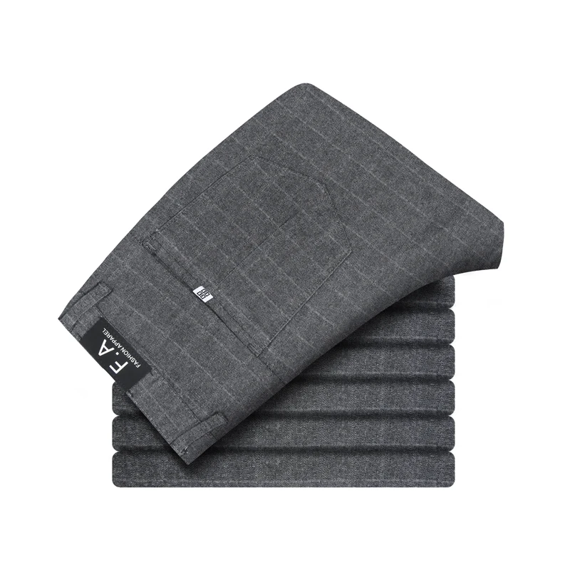 

Spring Men's Breathable Thin Cotton Linen Pants Casual Solid Color Loose Pants -Colour:Gray,Black -Size:28~40