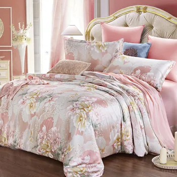 

4-Piece 100%Silk Queen Bed Sheet Set Good for Skin and Hair