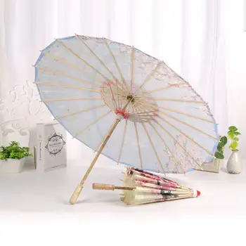 

Chinese Art Paint Oil Paper Umbrella Classical Costume Accessories Bird Plum Blossom Pattern for Classical Dance Performance