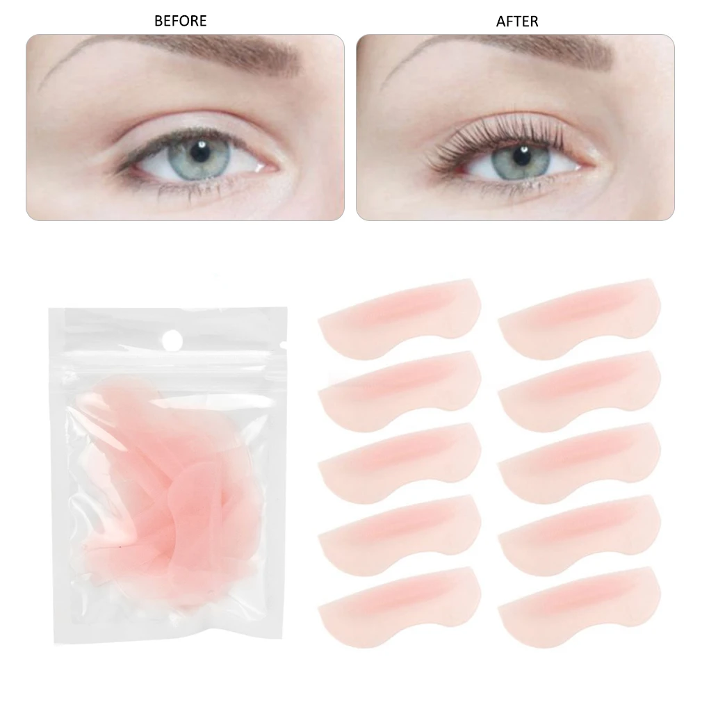 

Silicone Eyelash Perm Pad Perming Lifting Patch 3D Eye Lashes Curler Cover Pads Eye Makeup Eyelashes Extension Pad Eyelid Paste