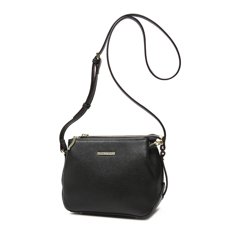 JIANXIU маленькие сумки через плечо для женщин из натуральной кожи роскошные сумки женские сумки дизайнерские сумки через плечо сумка W618 - Цвет: Black