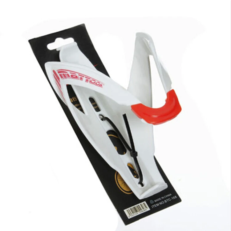 

Road Mountain Bike Bicycle Cycling Glass Fiber Plastic Drink Water Bottle Holder Holding Cage Rack Ultra-light Red White