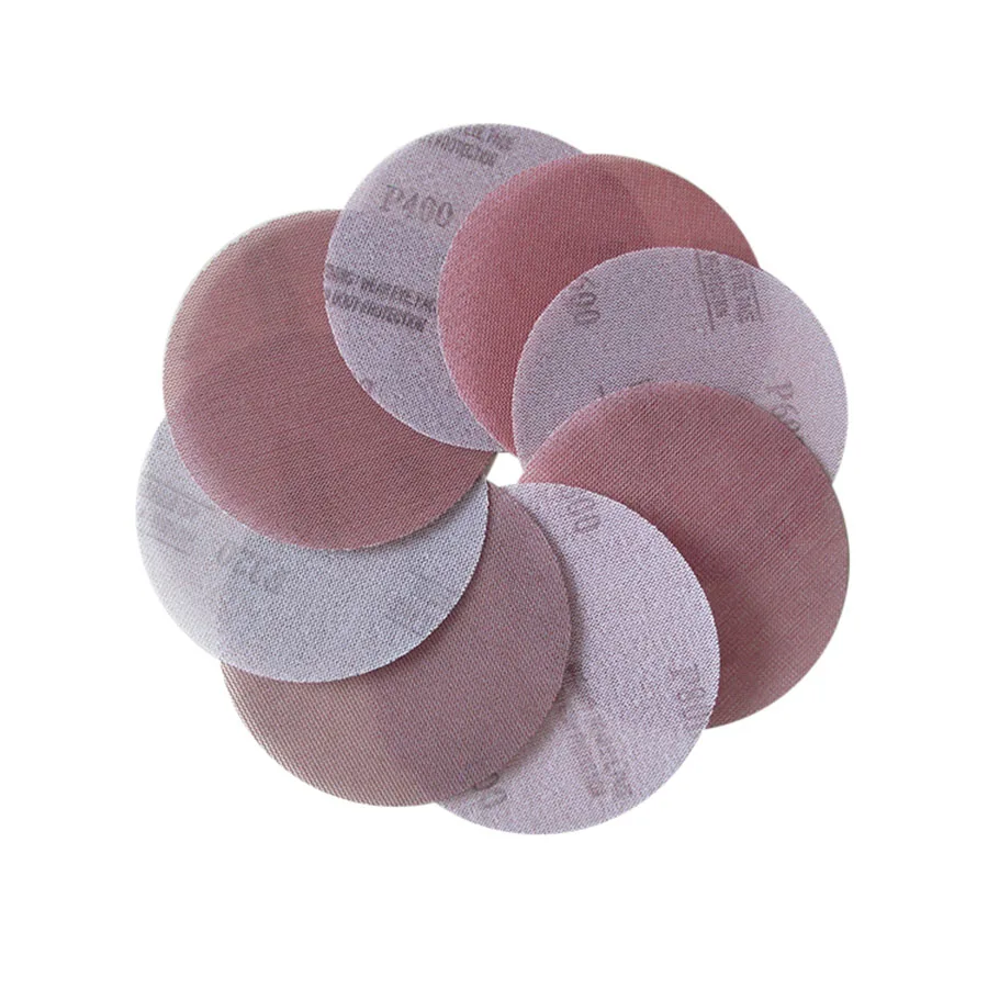 

2-30Pcs 5 Inch 125mm Mesh Cloth Abrasive Disc Dust Free Sanding Discs Anti-blocking Dry Grinding Sandpaper 80 To 1000 Grit