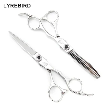 

Professional hair scissors 6 Inch Japan Hair Cutting shear Hair Thinning Scissors Lyrebird HIGH CLASS 5SETS/LOTNEW