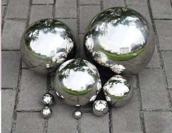 

1 pcs 200mm Stainless steel hollow decoration ball metal ball furnishings home & garden Decoration stanless steel garden sphere