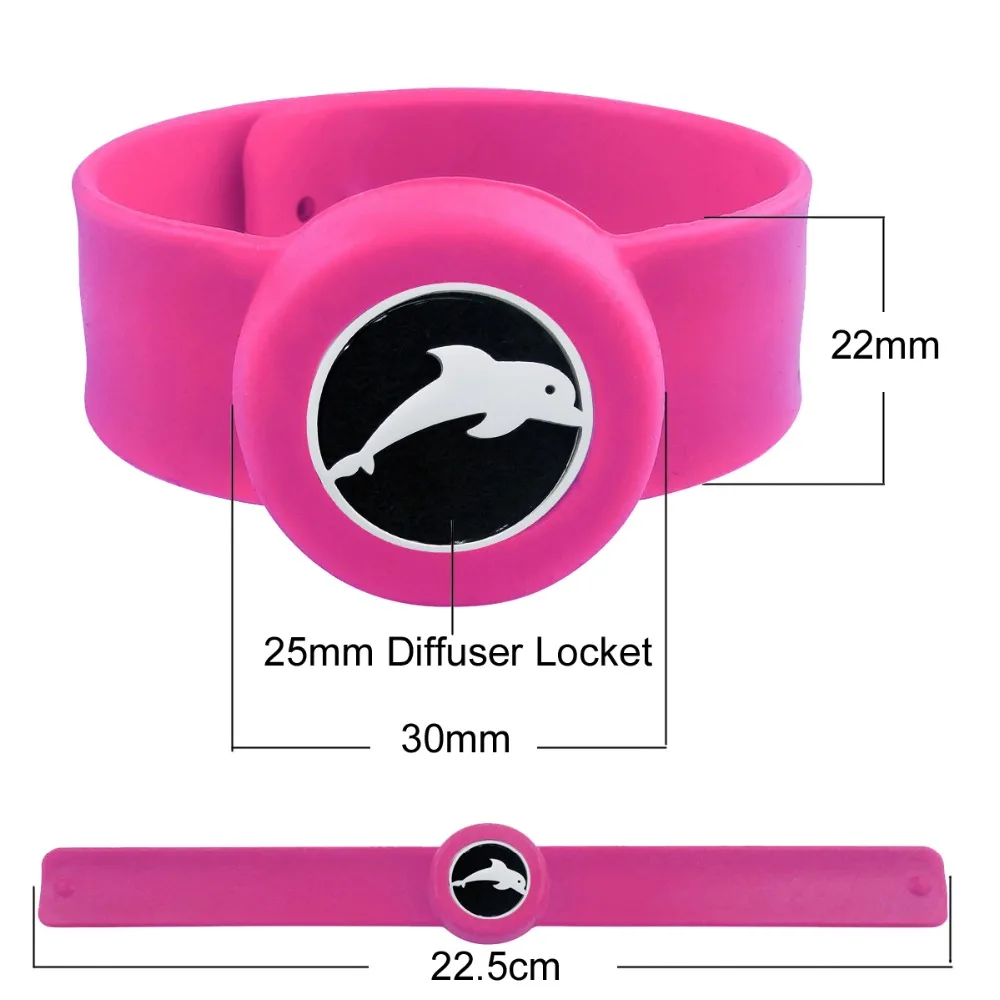 ZP-BS934-0 Silicone Diffuser Locket Bracelet-7