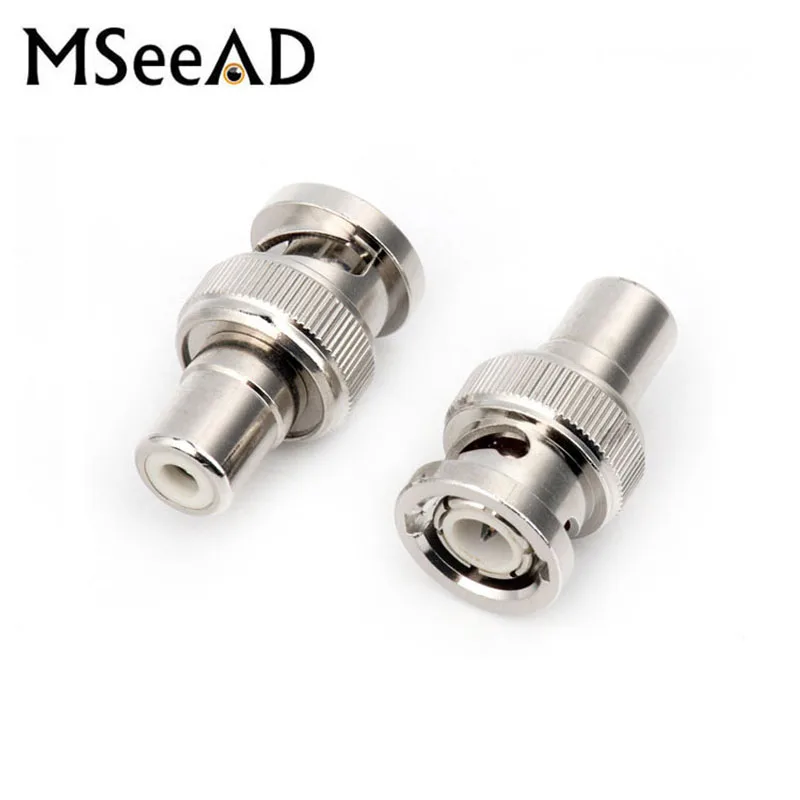 

10pcs/100pcs BNC Male Jack to RCA Female Plug Straight Convert Connector Adapter for CCTV Security Camera Surveillance Video