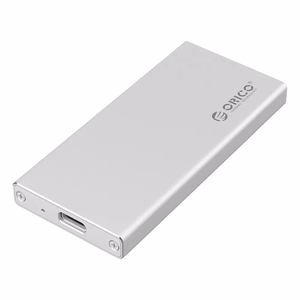 ORICO Тип-C Gen1 mSATA 3,0 HDD корпус USB3.1 для 1,8 дюйма SSD [Поддержка UASP и 2 ТБ]-серебро