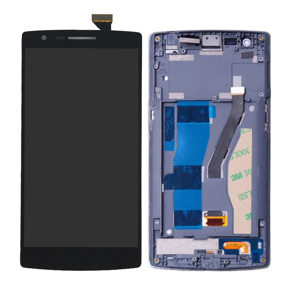 Pаспродажа Для oneplus one ЖК экран A0001 ЖК дисплей сенсорный экран дигитайзер для oneplus one дисплей Замена для One Plus One дисплей