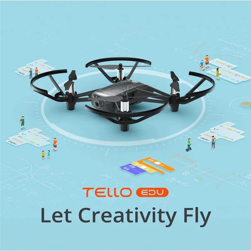 

Presale DJI Ryze Tello EDU Programmable Drone w/ 5MP HD Camera 720P WiFi FPV Pads Swarm Flying