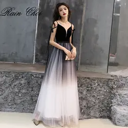 Платье для выпускного вечера 2019 A Line vestido de festa Тюль провечерние м платья сексуальные длинные вечерние платья