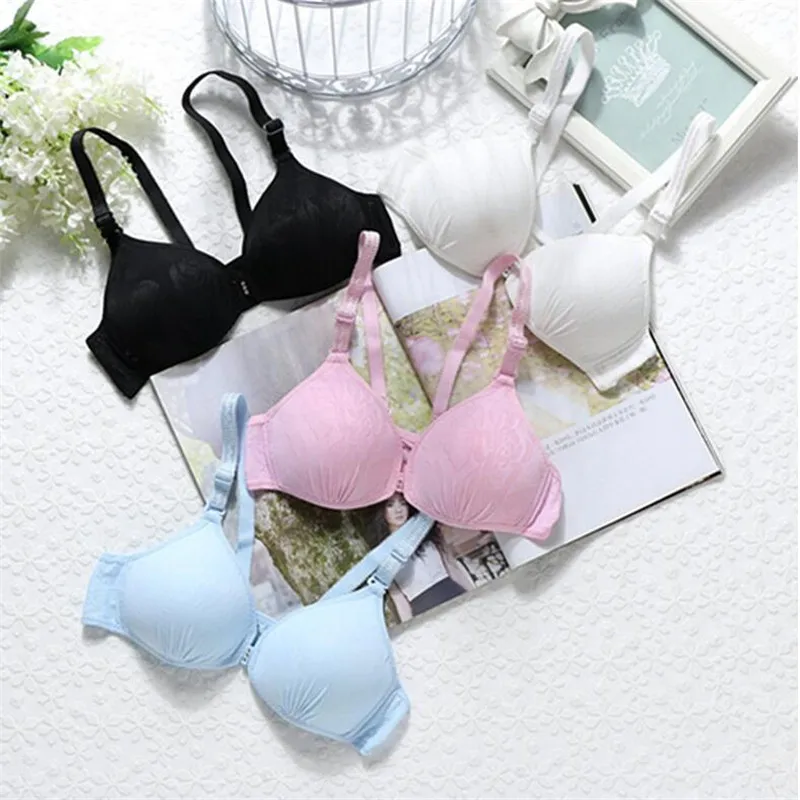 2018 New Cotton Girls Bra Solid Color Young Girls Underwear For Teenagers  Girl student Children Bras Confortable Training Bra - AliExpress