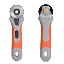 45 millimetri Su Misura Forniture di Strumenti Patchwork Sicuro Rullo Ruota Rotonda Coltello Per Il Taglio A Mano Tessuti In Pelle Coltello Ruota Rotary Cutter