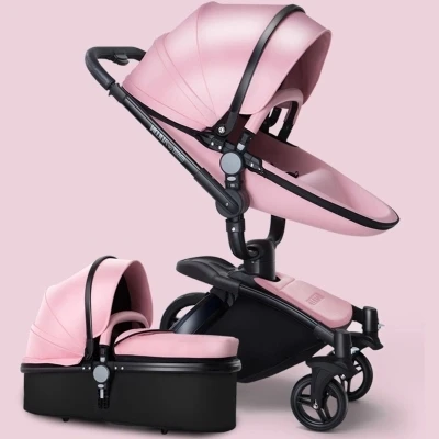 max of aulon stroller pink