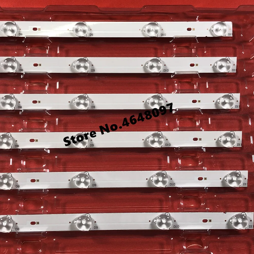 4 шт. светодиодный Подсветка полосы для LBM400P1101 AR 1(0) LTDN40E139TUK LSC400HM09 LTDN40D36EU LTDN40D36TUK