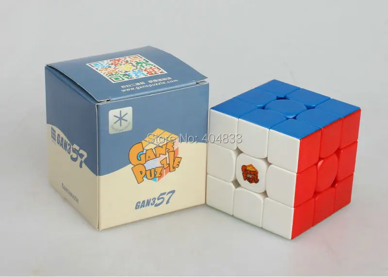 Gans Puzzle Gan 357 3x3 cube White speed Cube Cubo Magico Educational