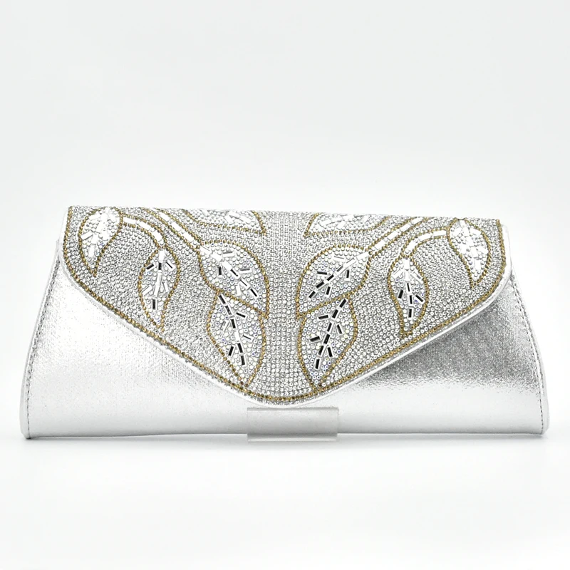 Dernières Décoré Et argent Chaussure Sac Avec rouge Italiennes Africain pourpre or Assorti fuchsia Couleur Strass Ruban vert Ensemble Femmes Chaussures Pompes Parti Italien Noir ZwrZx80q