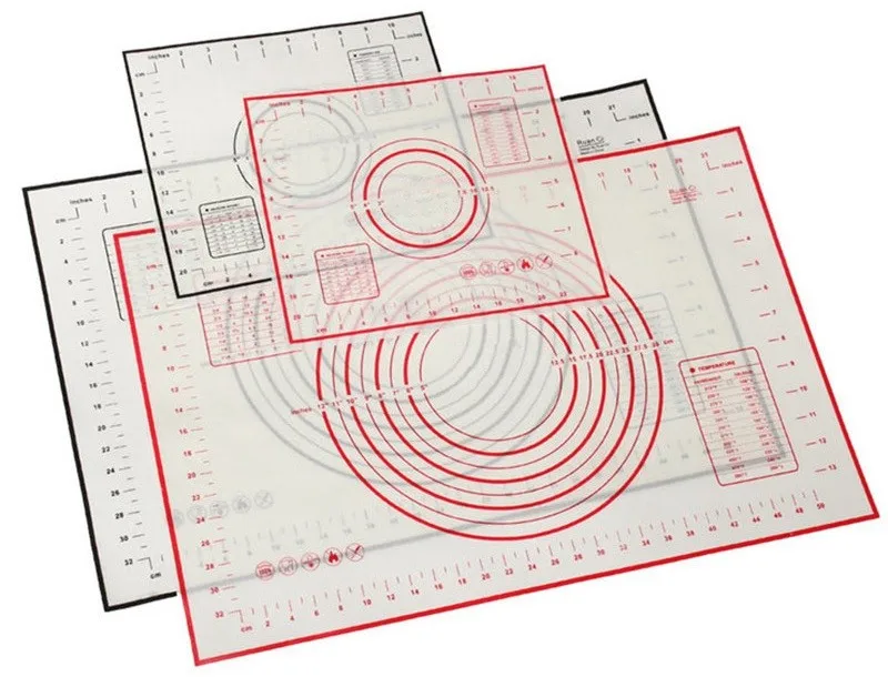 1 шт. кухонные принадлежности антипригарный силиконовый коврик для замеса теста лист коврик с чешуями, раскатка теста Кондитерские инструменты для приготовления пасты