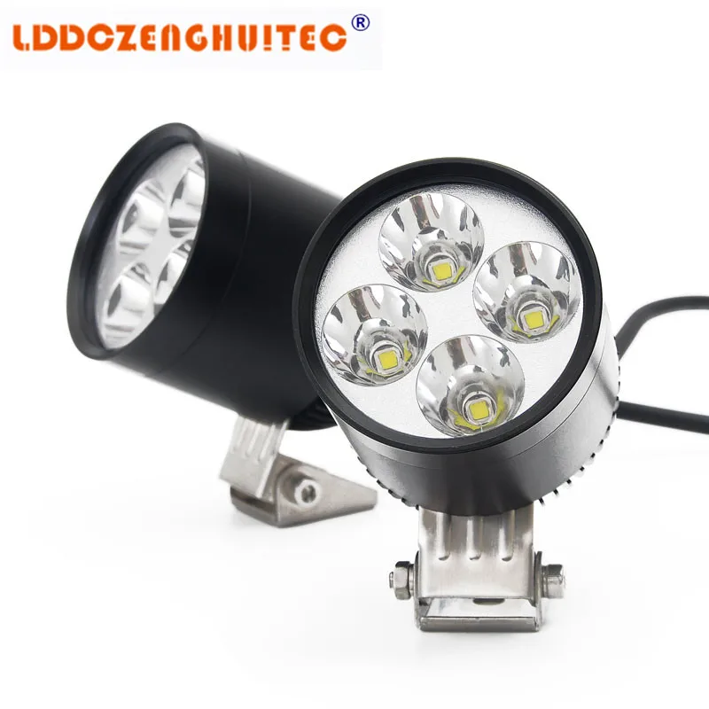 LDDCZENGHUITEC передняя фара мотоцикла Светодиодная лампа скутер вездеход Мотоцикл