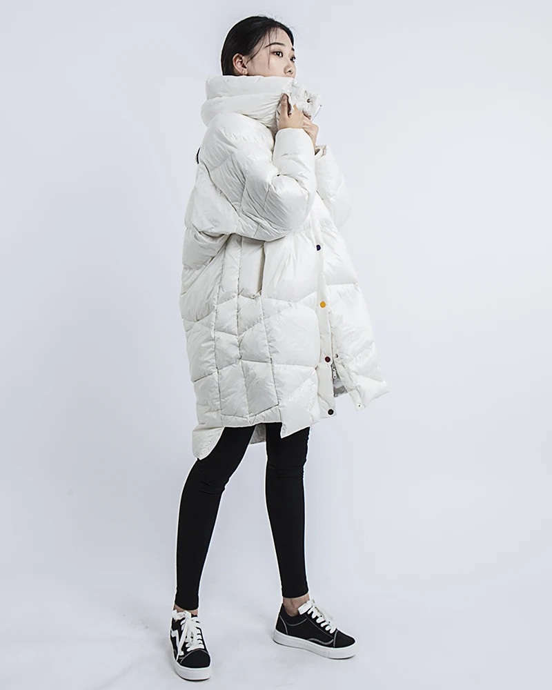 Puffer jacket women plus size duck down jacket winter coat women Outerwear Female Long Casual Light ultra thin Warm Parka