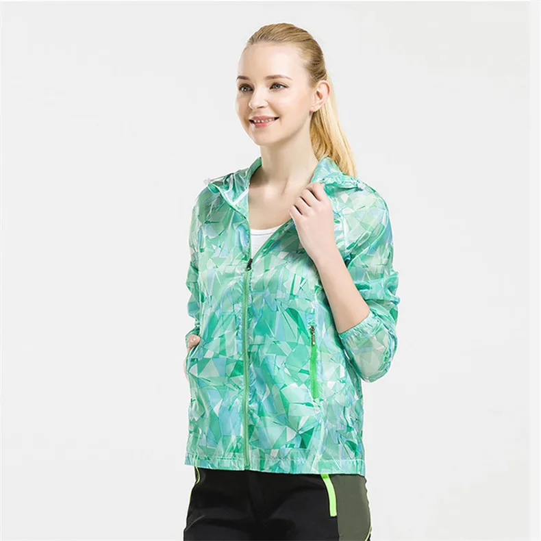 Couple Windbreaker Jackets Women Men Spring Summer Unisex Coats Women Plus Size Casual Sunscreen Clothing Ultrathin Rainproof 09