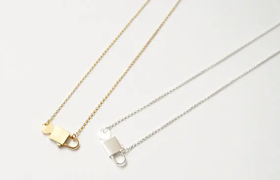 

Lock and Key Pendant Necklace--12PCS/Lot Factory Direct Sale Wholesale