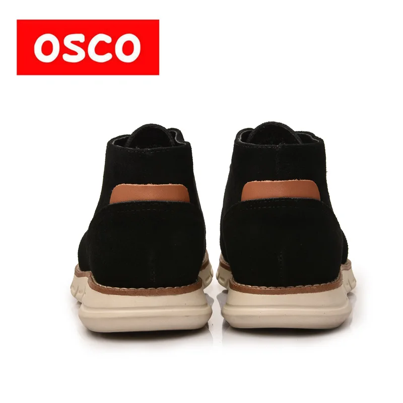 OSCO PUBG/Прямая с фабрики; всесезонные новые стильные дизайнерские сапоги; модная подошва; удобная обувь из коровьей замши;# MB00801W