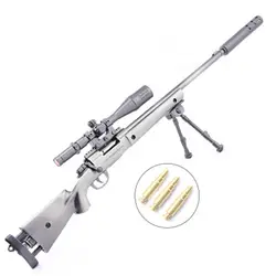 Игрушечные пистолеты джедаев избежать убийство куриные Shell Edition M24 игрушечная снайперская винтовка большой фигурный брелок большой сплав