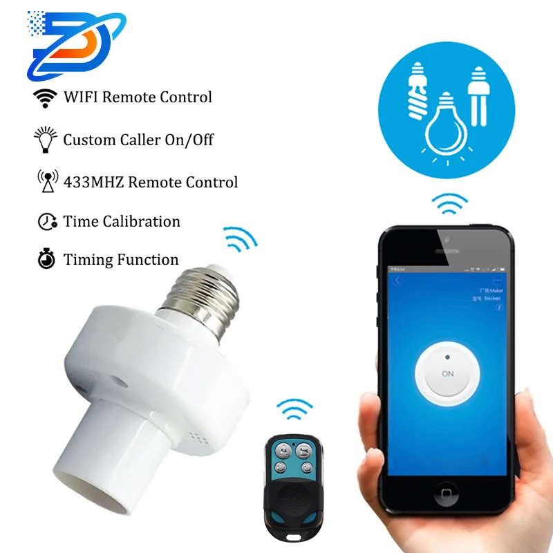 Умный светильник ель лампы Sonoff Slampher с Wi Fi умный дом E27 держатель прерыватель для