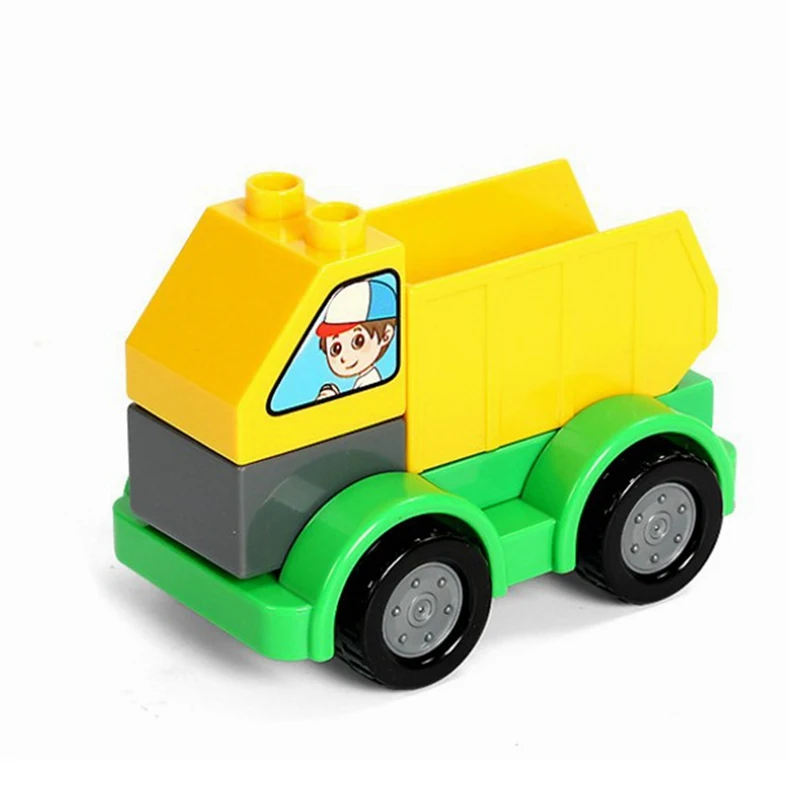 Конструктор Duplo пожарный автомобиль строительные блоки|Блочные конструкторы| |