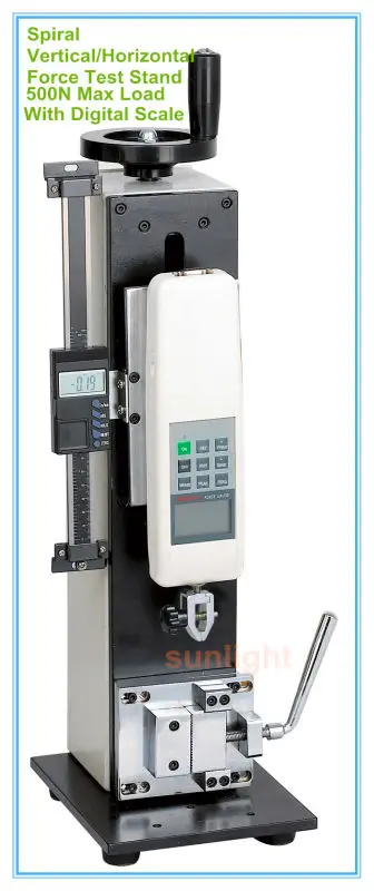 

500N Vertical or Horizontal Push and Pull Force Test Stand with Digital Scale