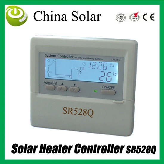 

New Arrival wireless Solar controller,SR528Q controller,600m communication distance Free ISM,max 8 wireless display meters