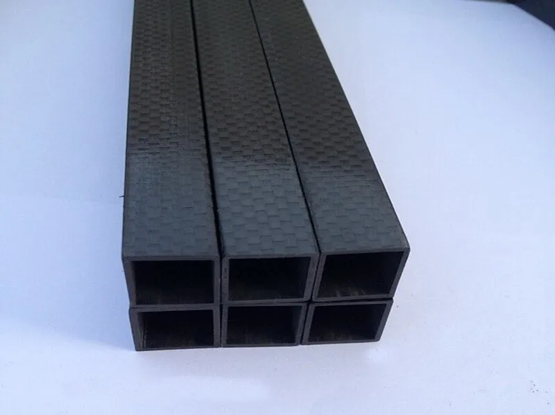 

Carbon fiber tube 25X25X23X600mm High Glossy 3K Carbon Fiber Fabric Square Tubes for RC Models