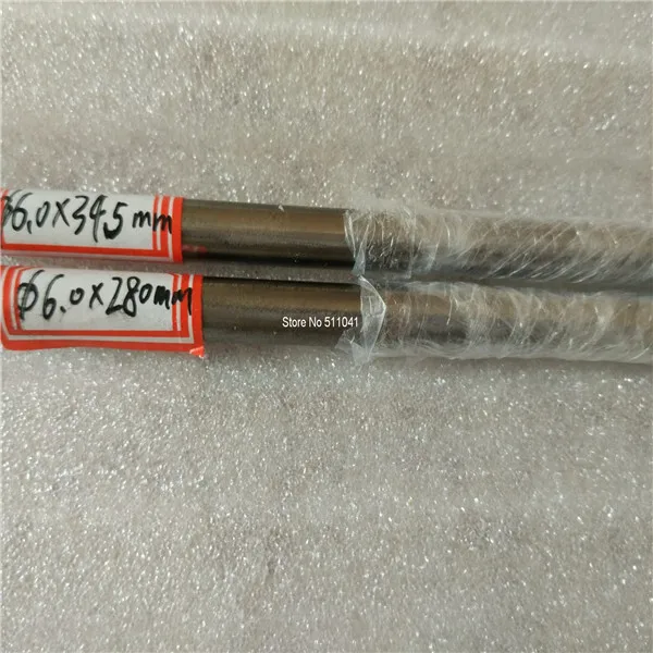 W97NiFe tungsten alloy round rod, 2pcs diameter 6mm Tungsten rod price
